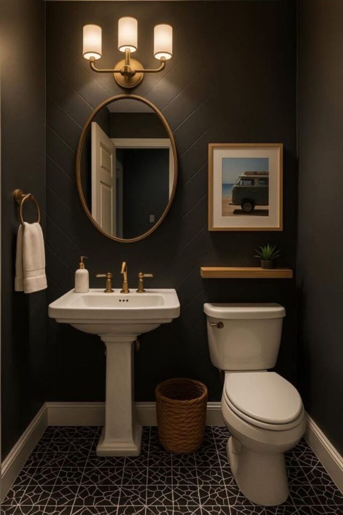 Best Half Bathroom Ideas: 35 Stylish Designs for Every Home 4 Farmhouse Half Bathroom Ideas