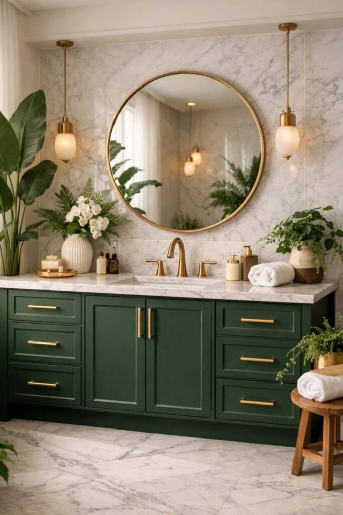 Green Bathroom Vanity Ideas