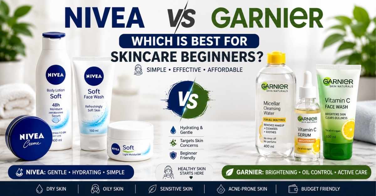 I'm a Skincare Beginner. Is Nivea a Good Starting Brand Compared to Garnier