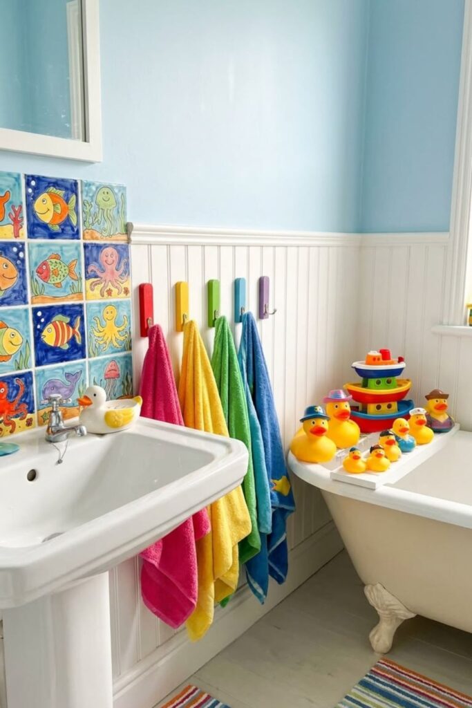 Kids Bathroom Tile Ideas  kids bathroom tile ideas 
