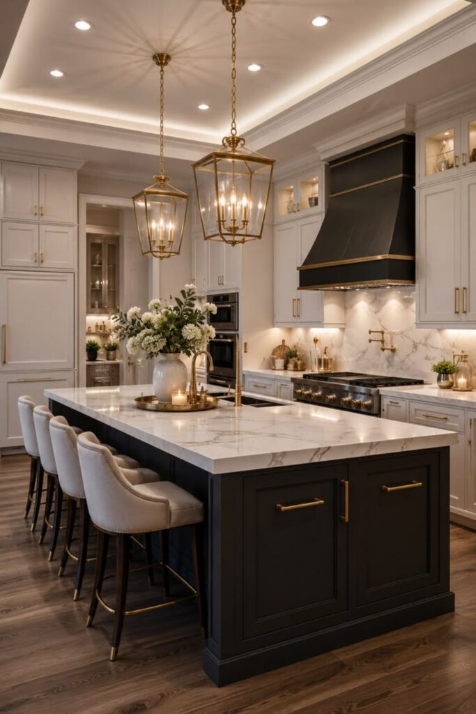 Kitchen Island Decor by Design Style