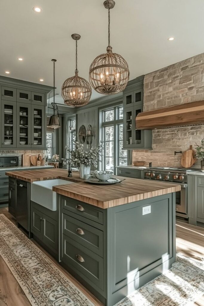 Best Farmhouse Kitchen Decor: 39 Modern & Rustic Ideas for a Cozy Home 4 Rustic Modern Farmhouse Kitchen Inspiration