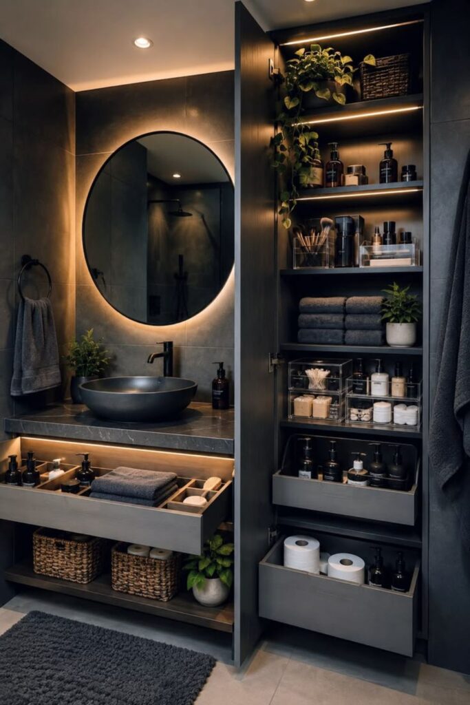 Best Modern Bathroom Decor Ideas: 55 Stylish Designs for Every Home 6 Smart Bathroom Storage Ideas