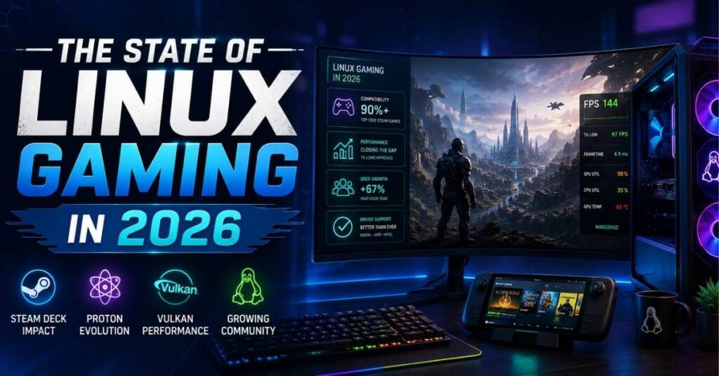 Tech Hacks PBLinux Gaming: Ultimate Linux Gaming Performance Guide 2026 2 The State of Linux Gaming in 2026