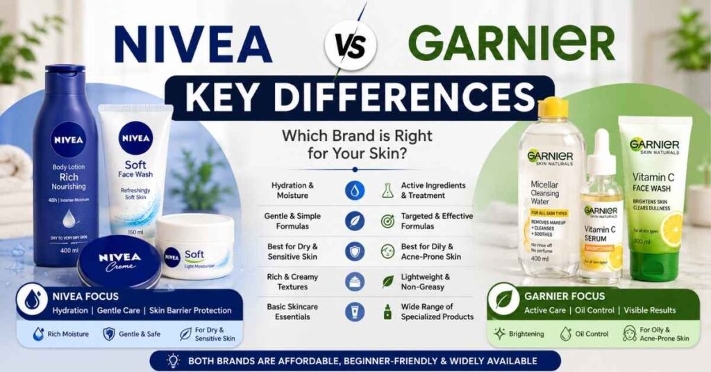 I'm a Skincare Beginner. Is Nivea a Good Starting Brand Compared to Garnier? 2026 Comparison & Buying Guide 2 What Is Garnier?