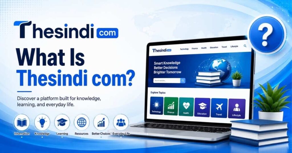 Thesindi com Explained: 10 Amazing Features, Benefits & User Guide 2026 2 What Is Thesindi com?