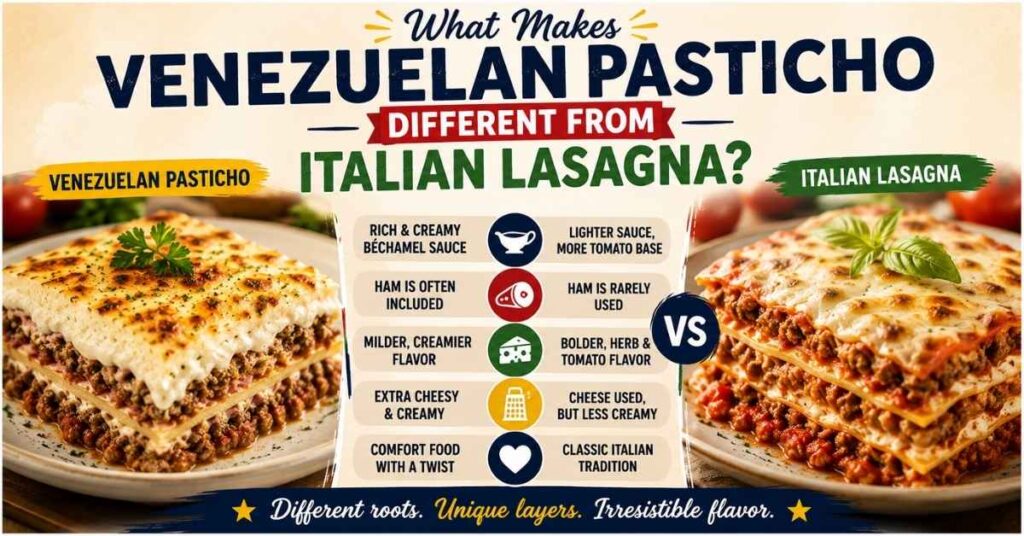 Best Pasticho Venezuelan Lasagna Near Me: Authentic Pasticho Guide 2026 2 What Makes Venezuelan Pasticho Different From Italian Lasagna?