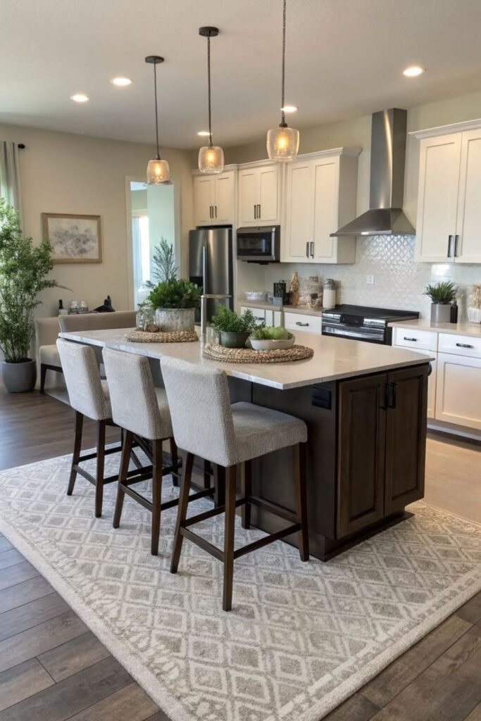 Centerpiece Kitchen Island Decor Ideas