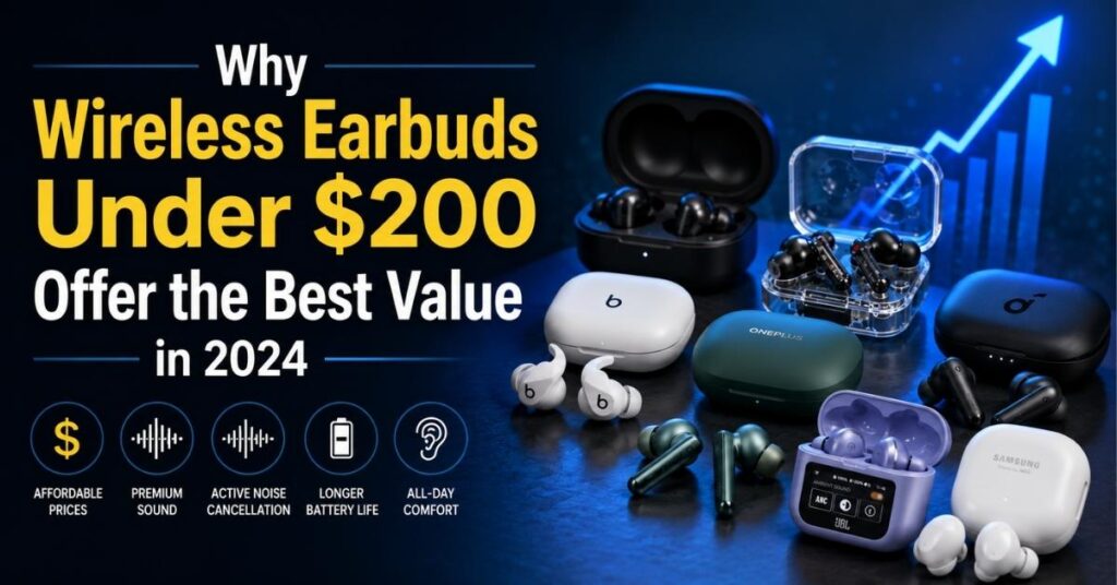 Why Wireless Earbuds Under $200 Offer the Best Value in 2024